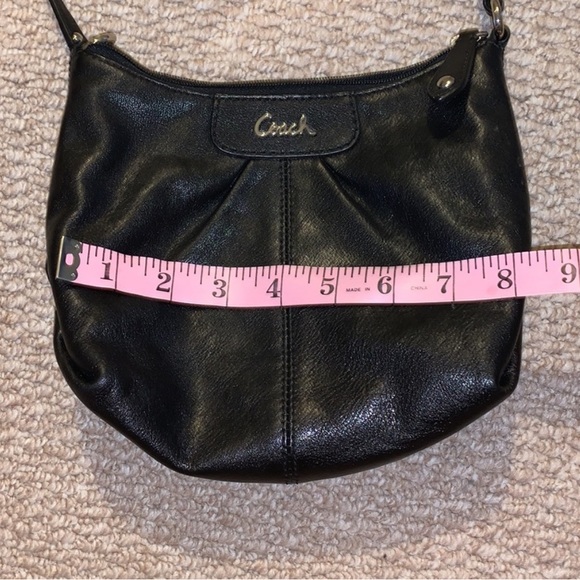 Coach Small Crossbody Black Leather Handbag' - Picture 2 of 4